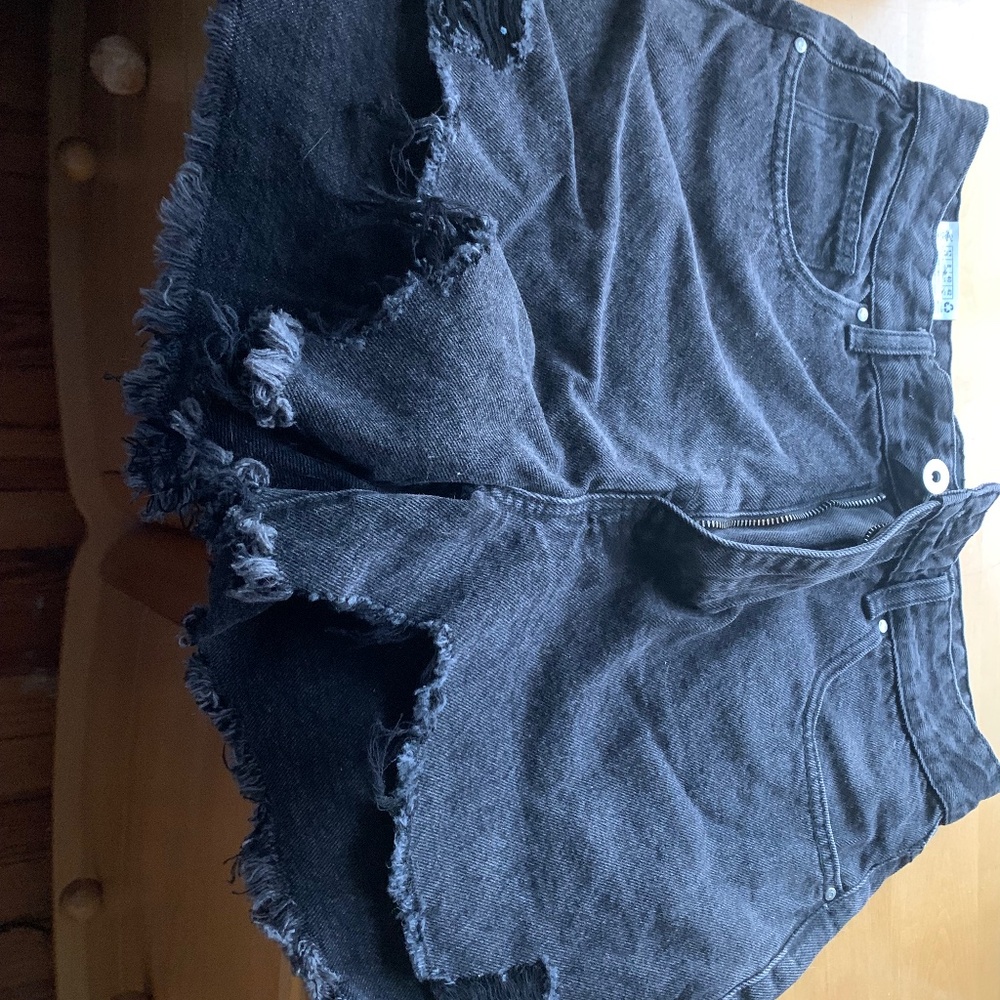 Cotton size 8 black shorts